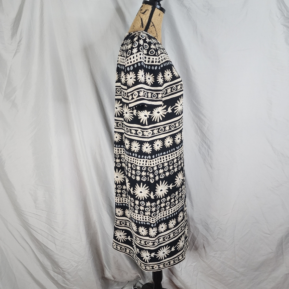 Vtg 90s LIZ CLAIBORNE Size 8 Floral Power Dressing Short Sleeve Sheath Dress EUC - Picture 4 of 10